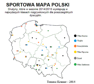 Sportowa mapa Polski